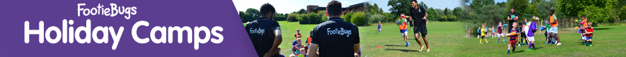An action packed FootieBugs football holiday camp running during all school holidays!