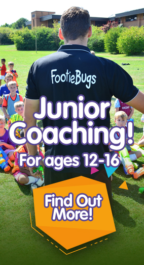 An action packed FootieBugs football holiday camp for kids aged 4 to 12 years!